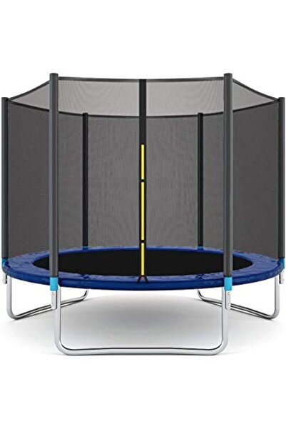jump n joy Outdoor Sports Garden Trampoline with Safety Enclosure
