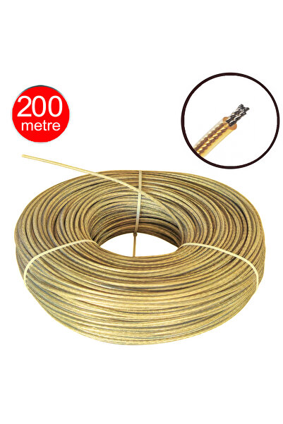 ALETÇANTAM 4mm Pvc İzole Kaplı Çelik Halat Tel - 200 metre