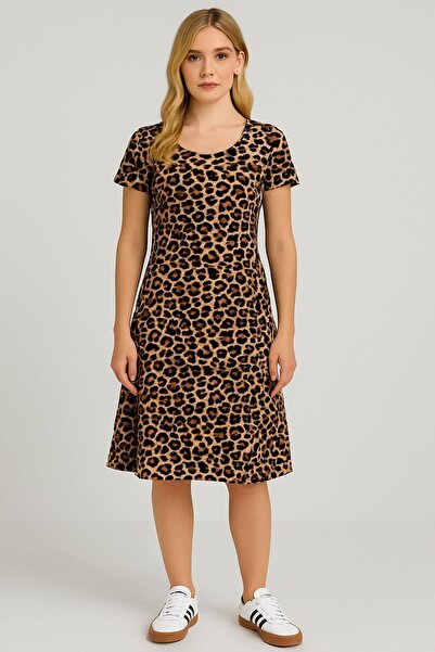 COTENCONCEPT 2 Pieces Draped Comfortable Fit Daily Combed Cotton Fabric Dress