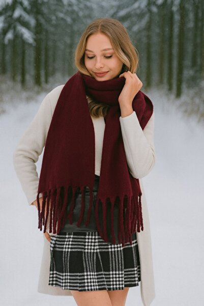 awix Premium Soft Stylish Boucle Scarf Ecru