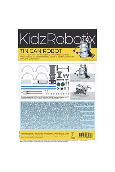 4M KidzRobotix Tin Can Robot-Creativity