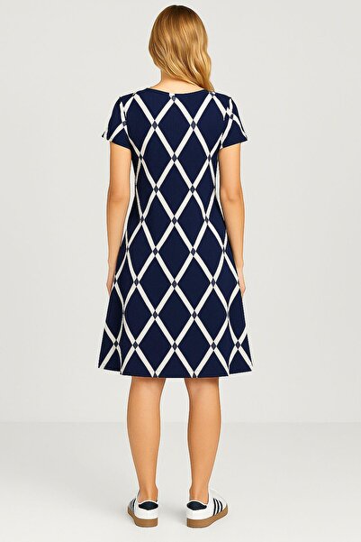 COTENCONCEPT 2 Pieces Draped Comfortable Fit Daily Combed Cotton Fabric Dress