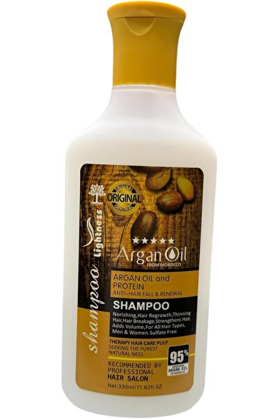 Lightness Argan Oil Hair Care Set,3-Piece Treatment,Anti-Hairfall Shampoo & Mask