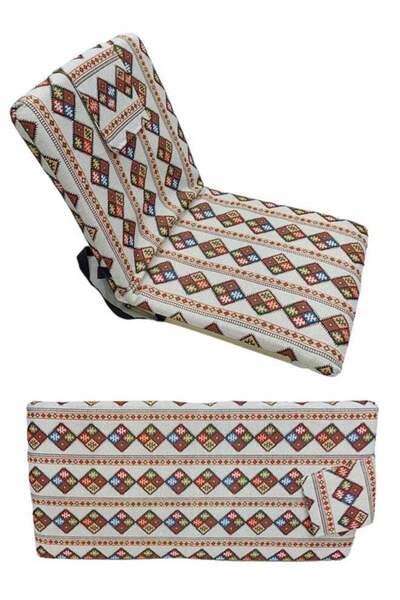 Cady One Camping Ground Chair with Adjustable Recline and Cushion