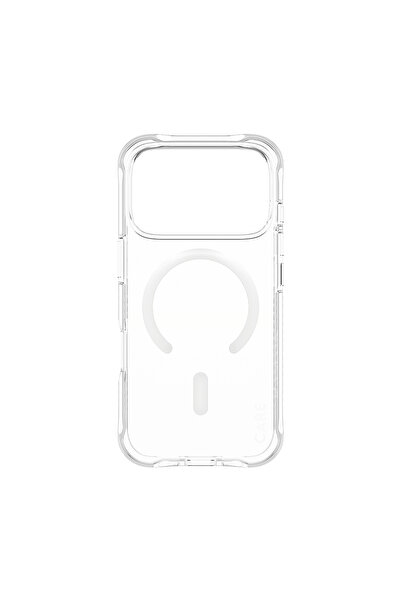Panzer Glass جراب CARE الأنيق سامبا مع ماج سيف أبيض لهاتف iPhone 17 Pro - شفاف