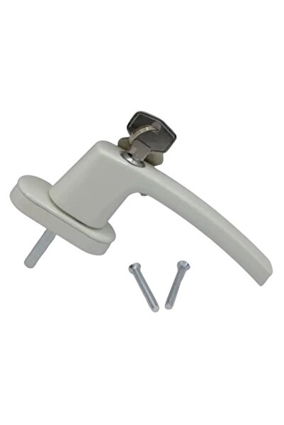 OEM Mâner de fereastră cu cheie - alb