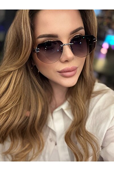 ZENIT نظارات شمسية نسائية بيضاوية الشكل باللون الأسود من يوليا، متوافقة مع ال...