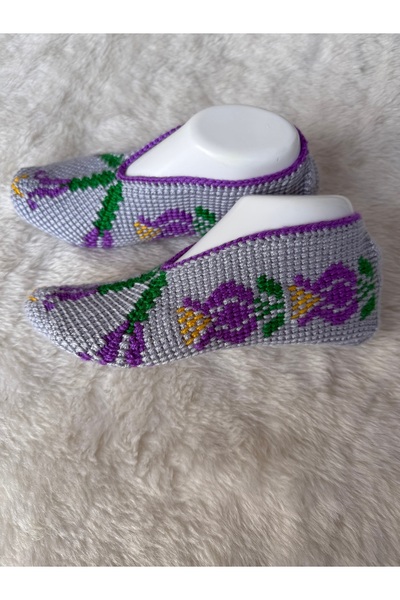 ekonomik örgüler El Örgüsü Tunus İşi Çeyizlik Patik