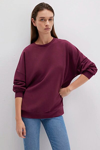 Mavi Lux Touch Tencel Tm Modal Burgundy Sweatshirt 168837-70426