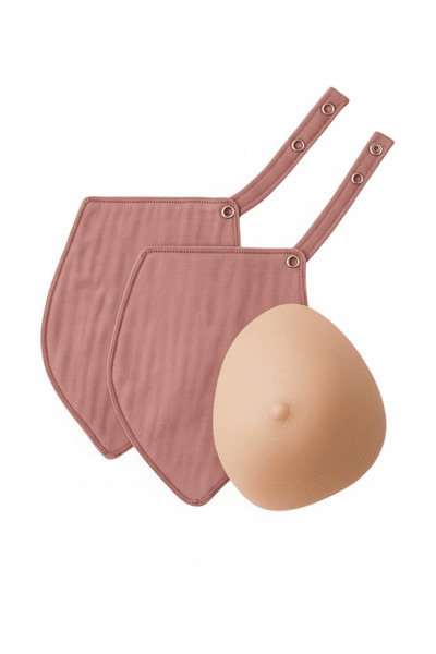 S Mall Müslin Kadın 2'li Protez Kesesi - Çıtçıtlı - Sol (Protez Hariç)