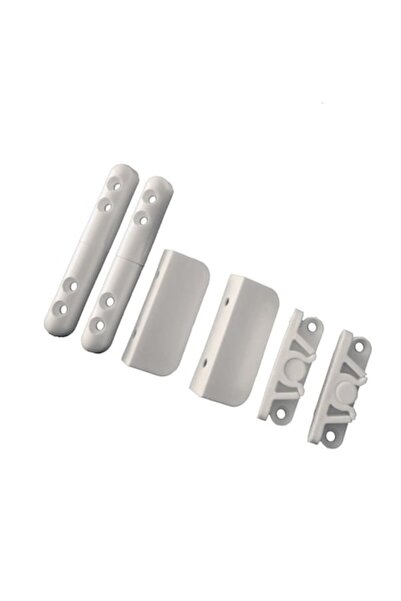 SOLIDON Set mâner, balama, încuietoare tip plasă anti-insecte, culoare albă RAL9016