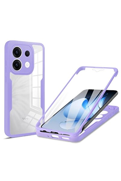 Danex Carcasă de protecție pentru Oppo Reno13 + folie de protecție pentru ecran, T35, acrilică, violet prună