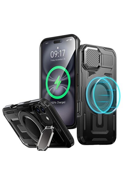 OEM Калъф за iPhone 16, I19, Поликарбонат, Черен