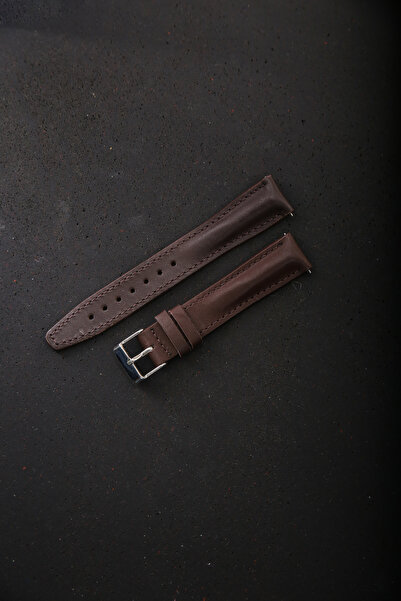 DXL حزام ساعة ذكي من الجلد الطبيعي مقاس 18 ملم