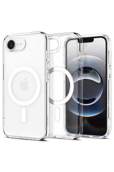 Tim High Protection Case for iPhone 16e, V60, Silicone, FrostPearl White