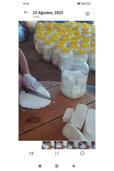 Demirak Kahvaltı paketi. 1 kg Tulum peyniri. 1.500kg salamura peyniri. 1 kg bal ve yağ