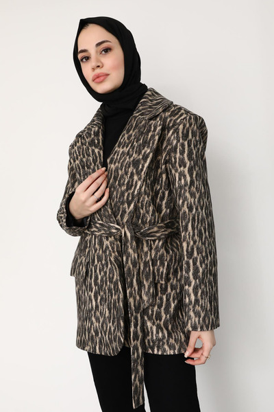 moda auram Premium Leopar Ceket