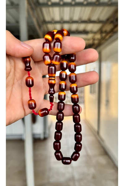 İskenderun Tesbihcilik سبحة عنبر ناكاش إيمامي من الدرجة الأولى من السيراميك