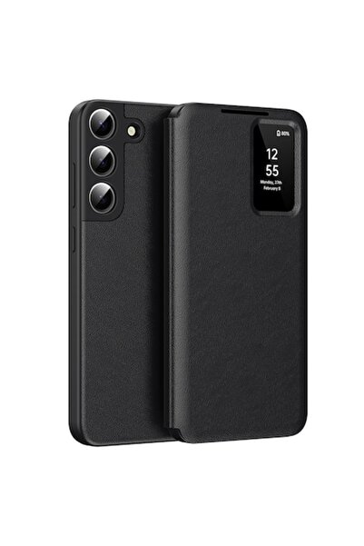 Stef's Cat Husa pentru Samsung Galaxy S22 5G, E41, Piele ecologica, Black