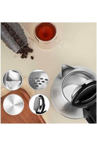 Generic Stainless Steel Electric Kettle 1.7-2L Auto Shut-Off Boil-Dry Protection