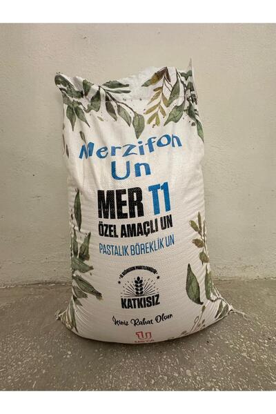 Doğal Ürünler DOĞA TARIM ÜRÜNLERİ BUĞDAY UNU MERZİFON T1 ÖZEL AMAÇLI PASTALIK BÖREKLİK KATKISIZ 25KĞ UN