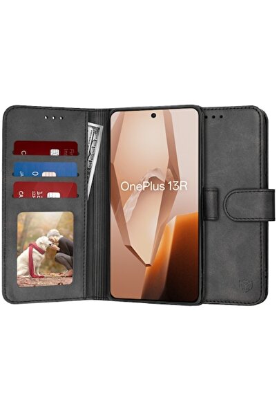 Danex Husa Protectie pentru OnePlus 13R, S45, Piele ecologice, Deep Dark