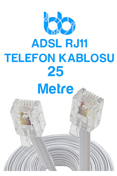 İMEXTECH İnternet Modemden Telefona ADSL RJ11 Yüksek Hızlı Telefon Kablosu