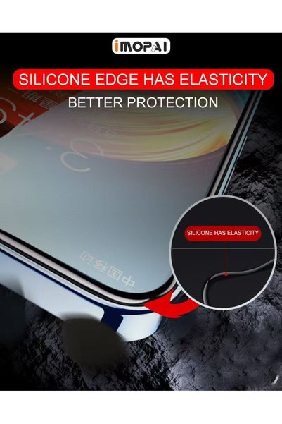 GENERAL iMOPAI 9H Tempered Glass Screen Protection For Apple iPhone 11 Pro Max - Curved Edge,Touch Sensitive