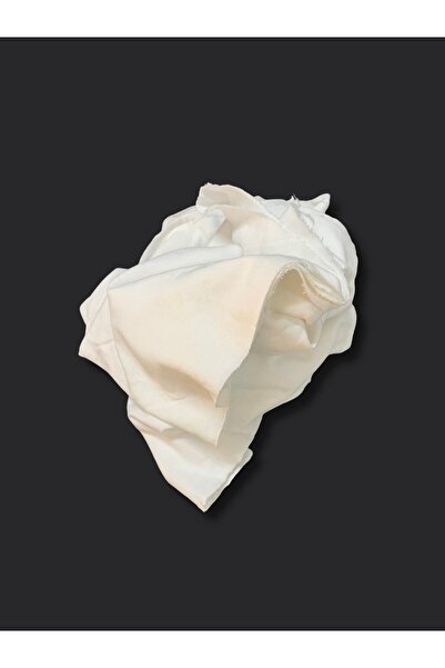 Yiğit Kumaş White Thin Lacoste Fabric, Piece 85X180 cm