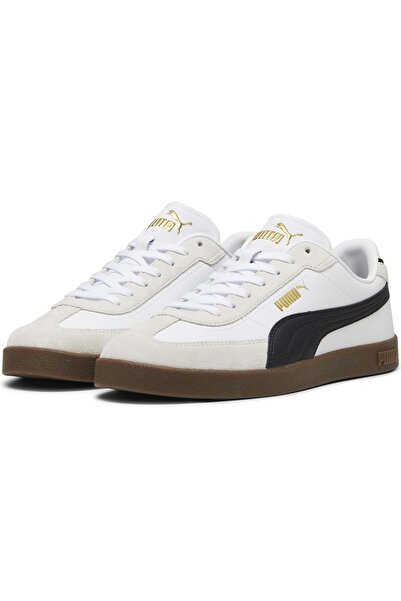 Puma 397447 Club II Era Sneaker Unisex Спортивні кросівки БІЛИЙ-ЧОРНИЙ