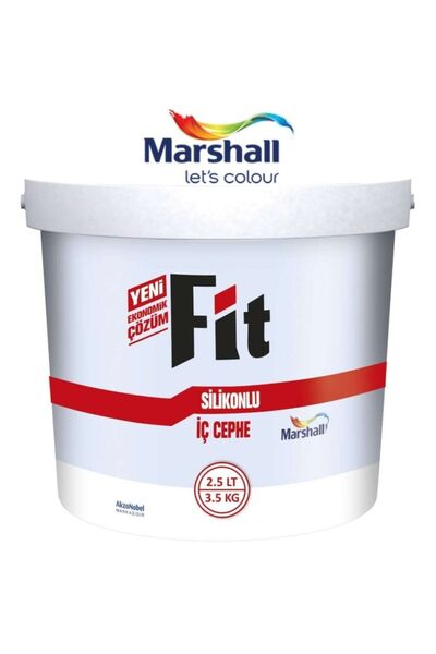 Marshall Fit Silikonlu Iç Cephe Duvar Boyası 3.5 Kg Deniz Kabuğu