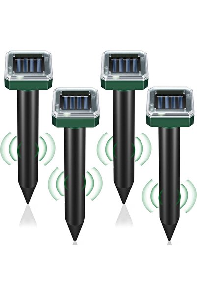 Uscvis 4 adet Solar Güneş Enerjili Akrep,Köstebek,Yılan Fare Kovucu 750-1000 ...