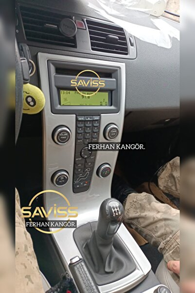 Saviss Volvo S40 2003/2009 Full Set, Orijinal 3M Gümüş Gri Konsol Maun Kaplam...