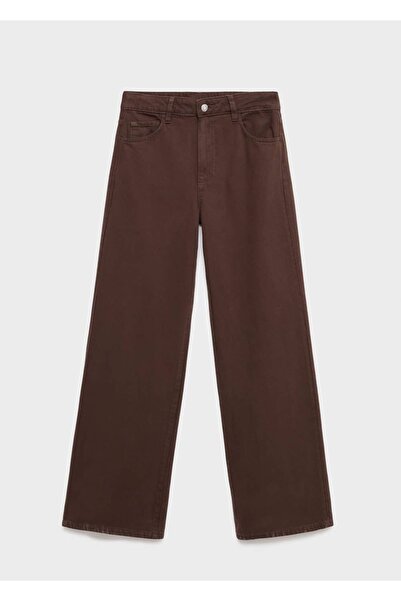 MANGO Woman Danila wideleg yüksek belli jean pantolon