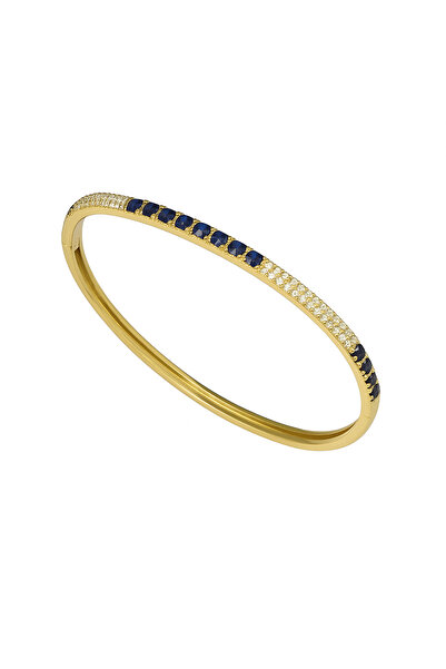 Venus Design Çelik Lacivert Taşlı Bileklik