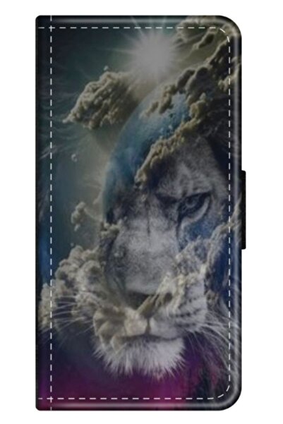 Atlas Husa personalizata tip carte HQPrint pentru Huawei Mate 20, model Lion ...