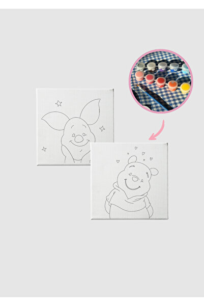 Piece Of Date Winnie the Pooh Tuval Boyama Seti