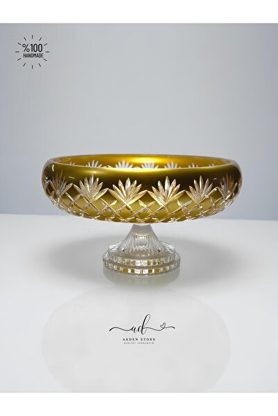 AKDEN STORE وعاء ديكور كريستالي، وعاء تقديم أدوات المائدة، وعاء زخرفي