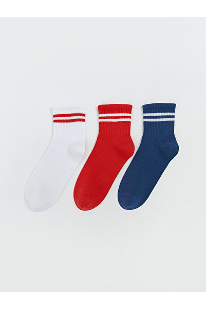 LC Waikiki New Season Striped Women's Socks 3-Pack
