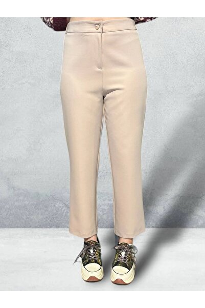 Sentez Arkası Lastikli Tek Düğme Rahat Pantolon SZ-5405