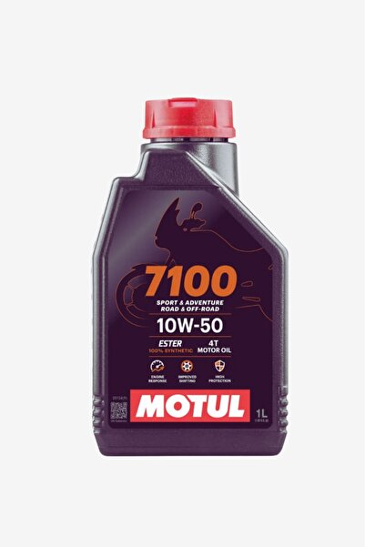 Motul 7100 10W-50 1 Lt. Yüksek Performanslı Tam Sentetik Motosiklet Motor Yağ...