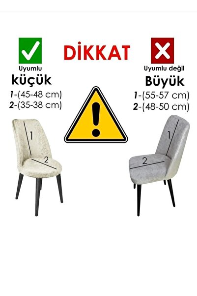 AKBU Lastikli Sandalye Kılıfı | Oval Uyumlu, Kaymaz, Yıkanabilir Örtü ( 1 ADET )