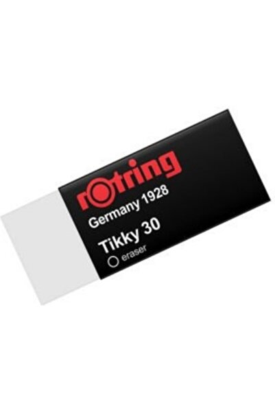 Rotring Tikky 30 Exam Eraser, White, Non-Marking and Dust-Free