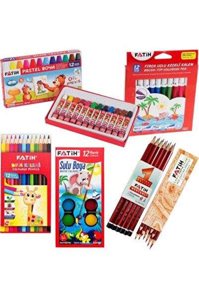 Fatih Okul Ögrenci Kirtasiye Boya Seti OFISINN-022