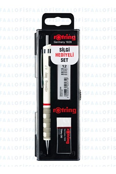 Rotring Tikky Kaliteli Versatil Kalem Set 0.7 Silgi Kalem Ucu Mekanik Uçlu Versatil Kalem