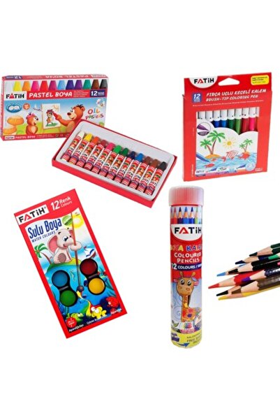 Fatih مجموعة طلاء أدوات مكتبية لطلاب المدارس OFISINN-021