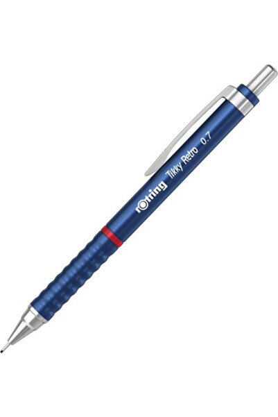 Rotring Tıkky Retro 07 Metalik Mavi Versatil Kalem