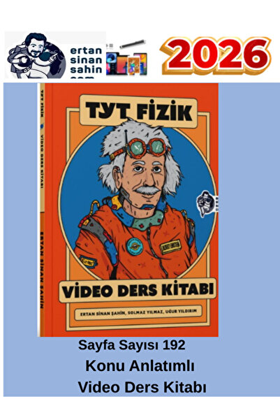 Ens Yayıncılık Ertan Sinan Şahin 2025-2026 Müfredat TYT Fizik Video Ders- Soru Bankası Kitabı+Tablet Kalemi