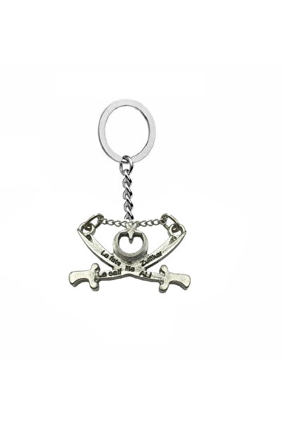 Herşey Nota Zulfiqar Figurat Hz. Breloc din metal Ali Yazılı Alevi – Design unisex, accesoriu cu semnificație spirituală