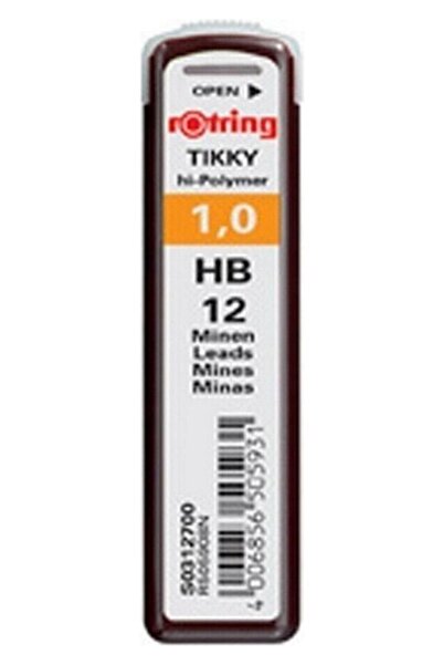 Rotring Hi Polymer 0.9 mm Hb Pencil Lead 2 Pieces